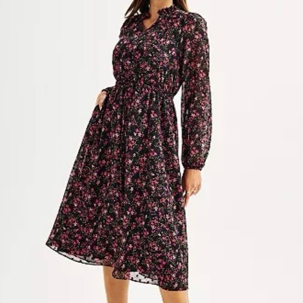 Women's DRAPER JAMES Cinched Waist Midi Dress